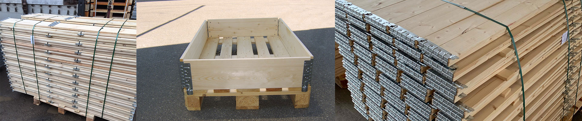 Different types of pallet collars